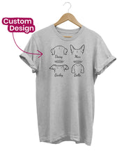 Load image into Gallery viewer, Custom Dog Ears Shirt